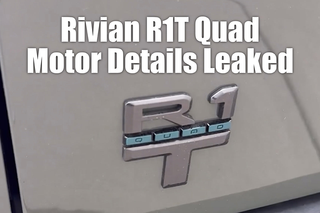 Sneak Peek: R1T Quad Motor Exposed!