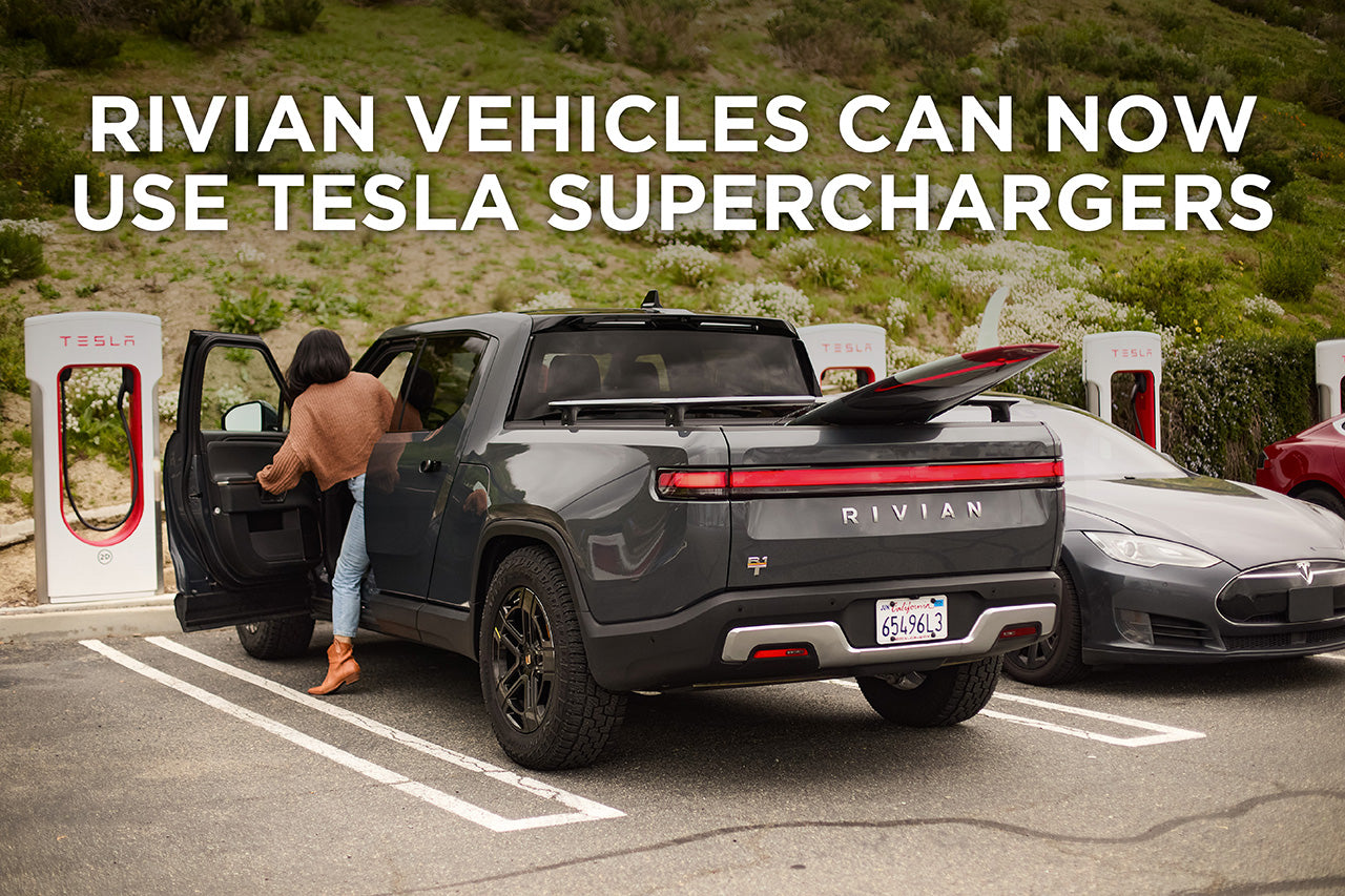 Rivian Vehicles Can Now Use Tesla Superchargers! - EV Sportline - The