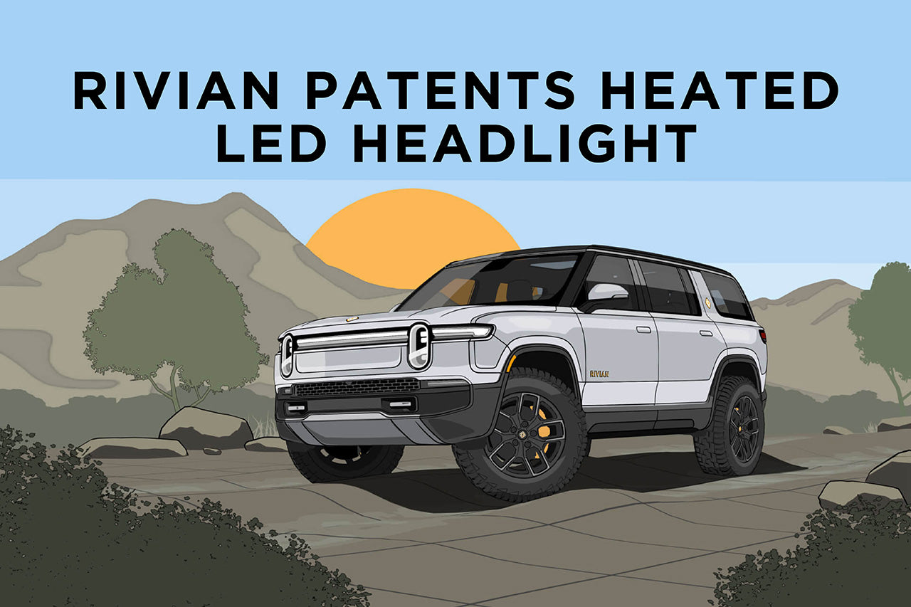 Rivian Patents Heated LED Headlight