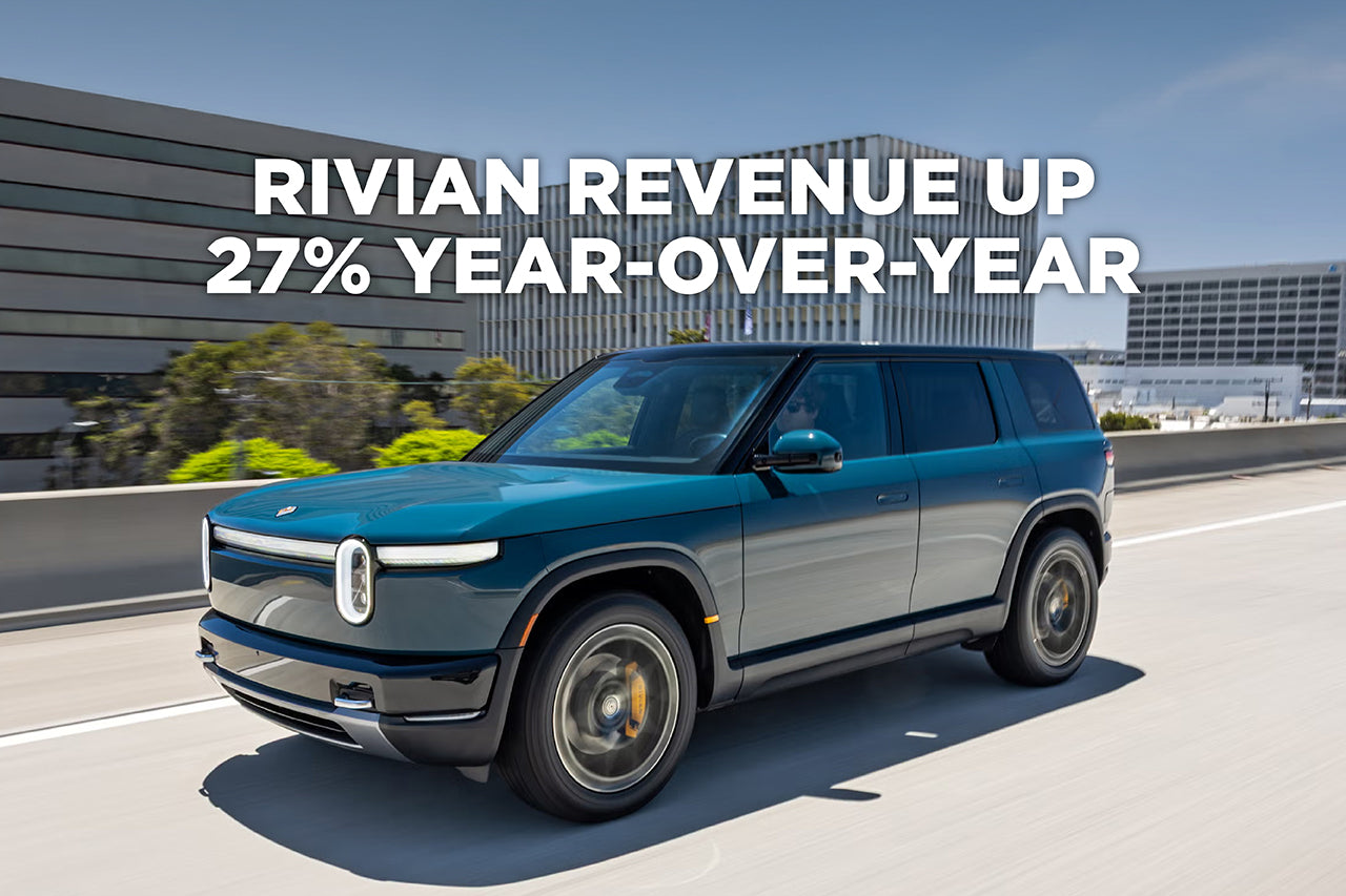 Rivian Revenue Up 27% Year-Over-Year