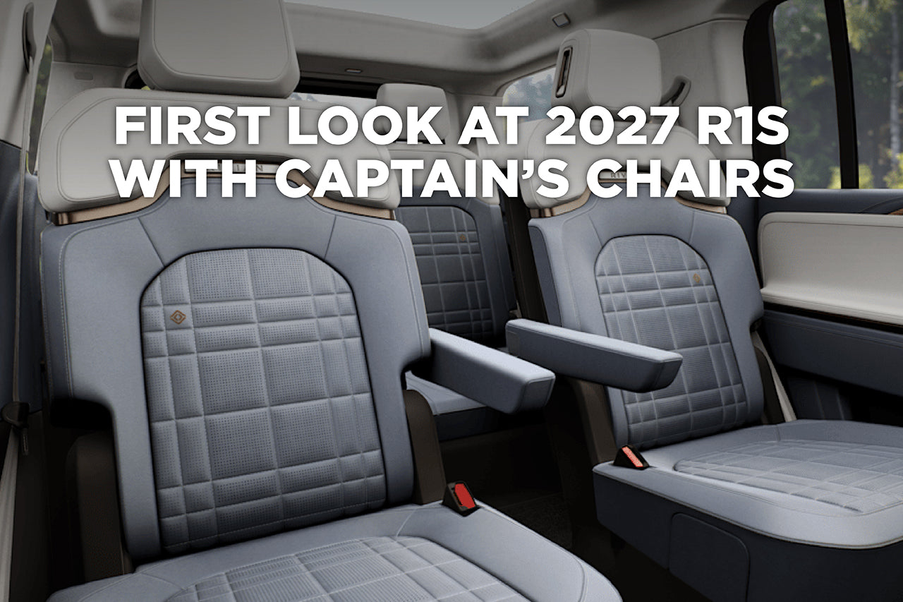 First Look at 2027 R1S with Captain's Chairs