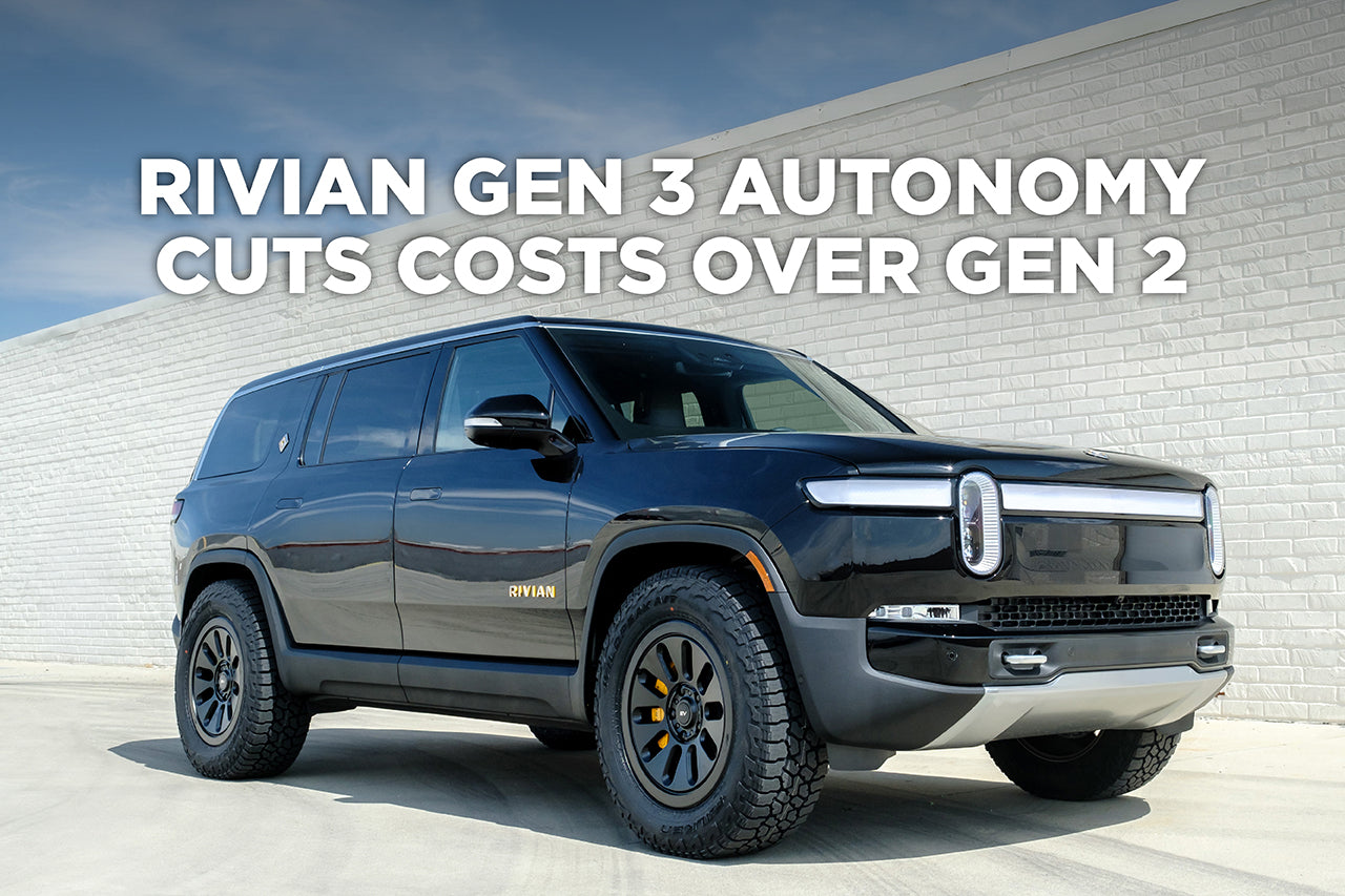Rivian Gen 3 Autonomy Cuts Costs Over Gen 2