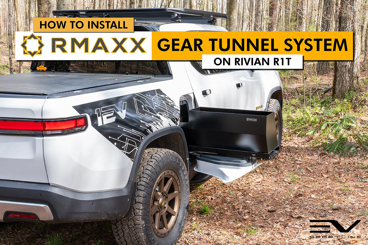 Rivian R1T RMAXX Gear Tunnel Dual Slide Out Trolley Sled and Storage Chests & Boxes Step-by-Step Installation Instructions
