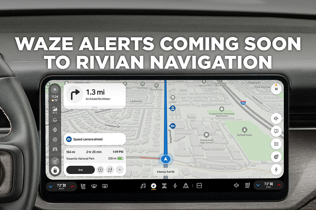 Wave Alerts Coming Soon to Rivian Navigation