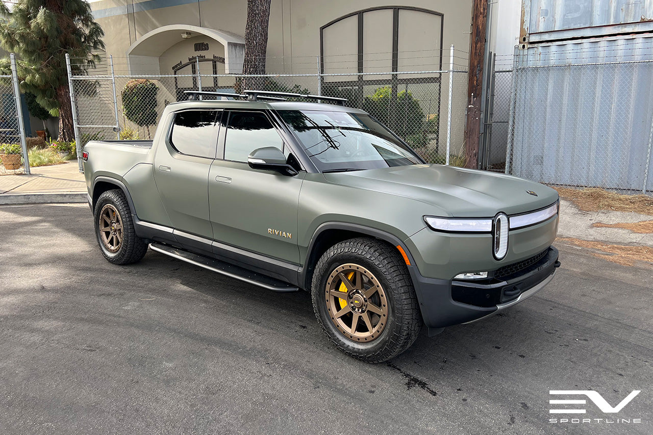 Xpel Stealth Launch Green Rivian R1T with 20