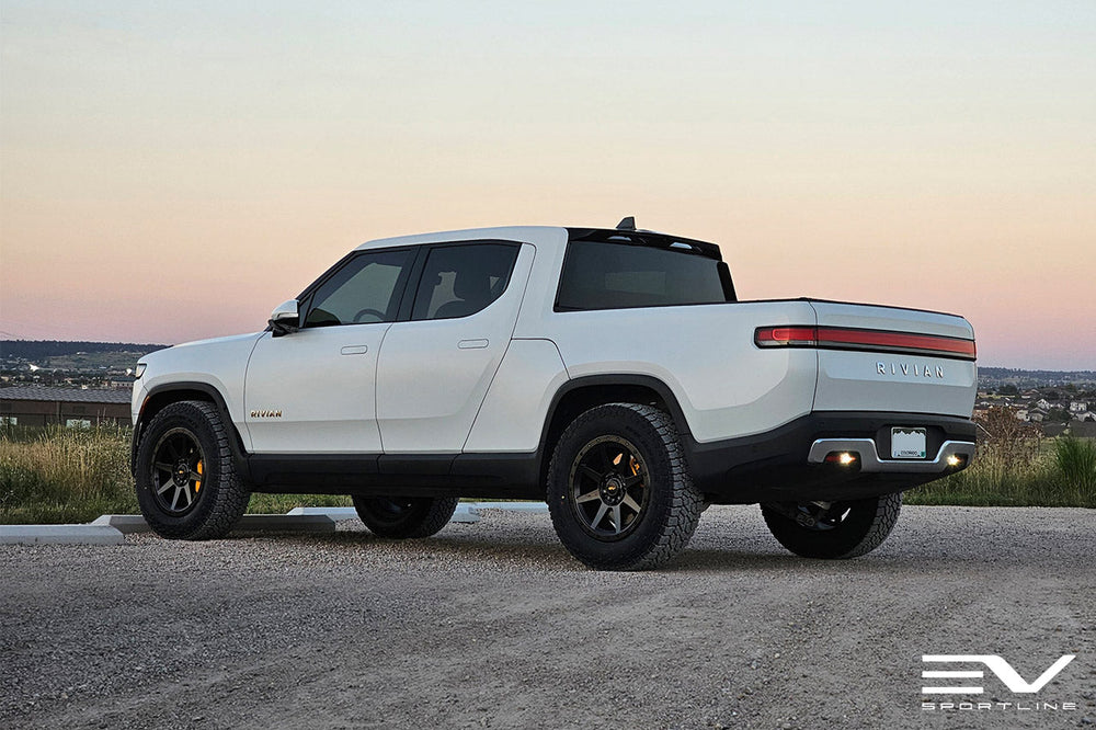 Black R800 Xpel Stealth Rivian R1T with Satin Black 20