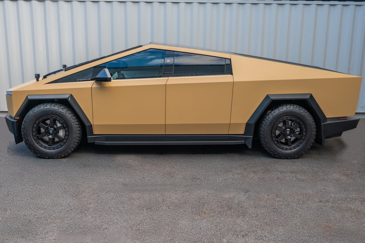 T Sportline Tesla Cybertruck AeroMaxx Running Boards & Side Steps