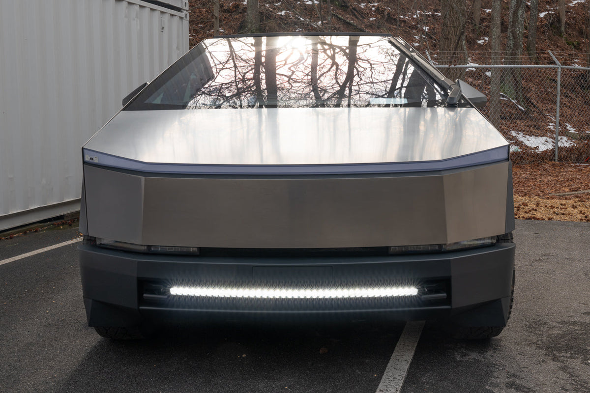 Tesla Cybertruck Curved 40&quot; Bumper Insert LED Off Road Light Bar / Lightbar