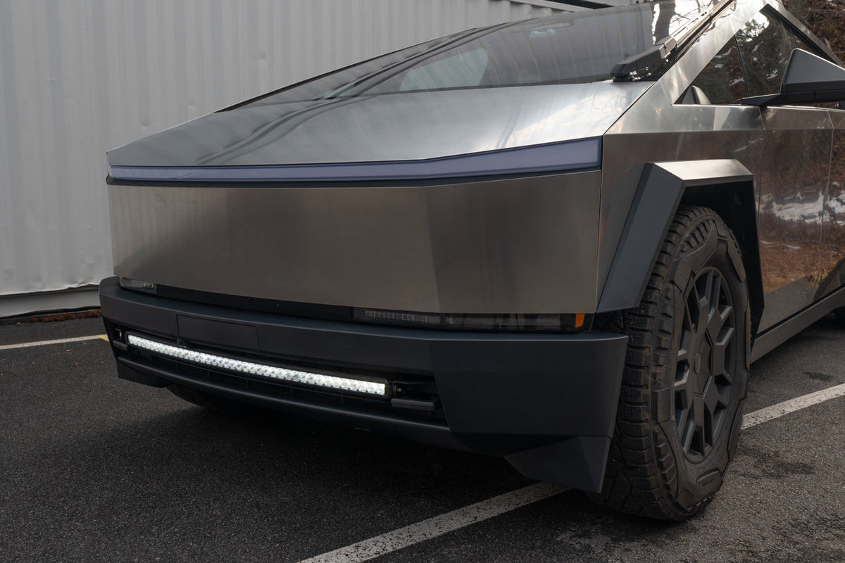 Tesla Cybertruck Curved 40&quot; Bumper Insert LED Off Road Light Bar / Lightbar