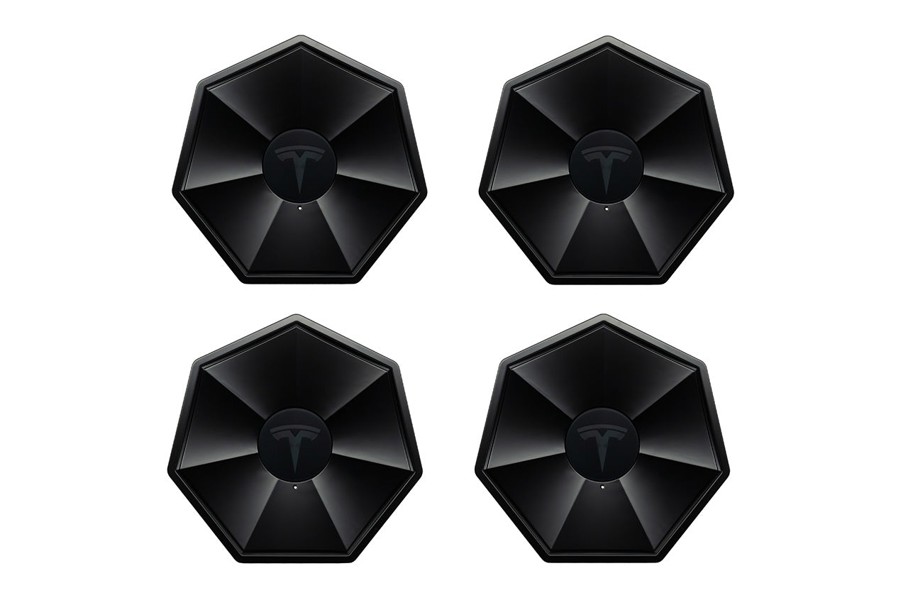 Tesla Cybertruck 7-Sided Hex Center Caps for Factory Wheels
