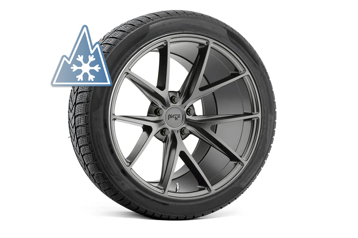 19&quot; Ford Mustang Mach-E Winter Wheel and Tire Package (Set of 4) - Niche Misano M117