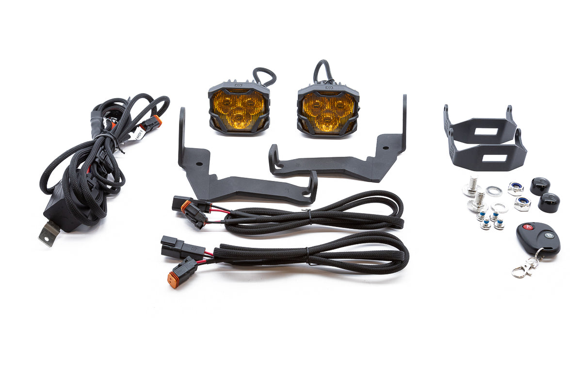 Team 1EV LED Pod A-Pillar Ditch Lights System with Morimoto 4Bangers for Ford F-150 Lightning