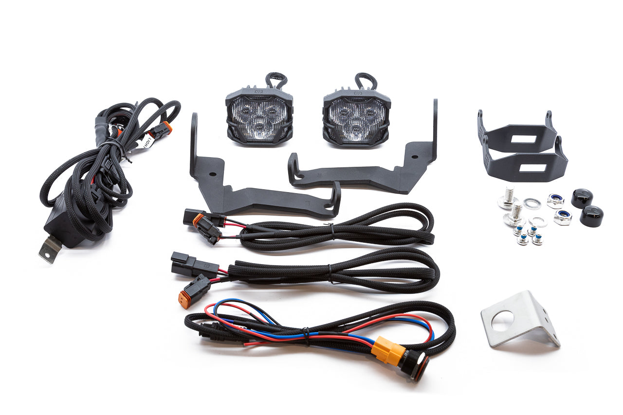 Team 1EV LED Pod A-Pillar Ditch Lights System with Morimoto 4Bangers for Ford F-150 Lightning