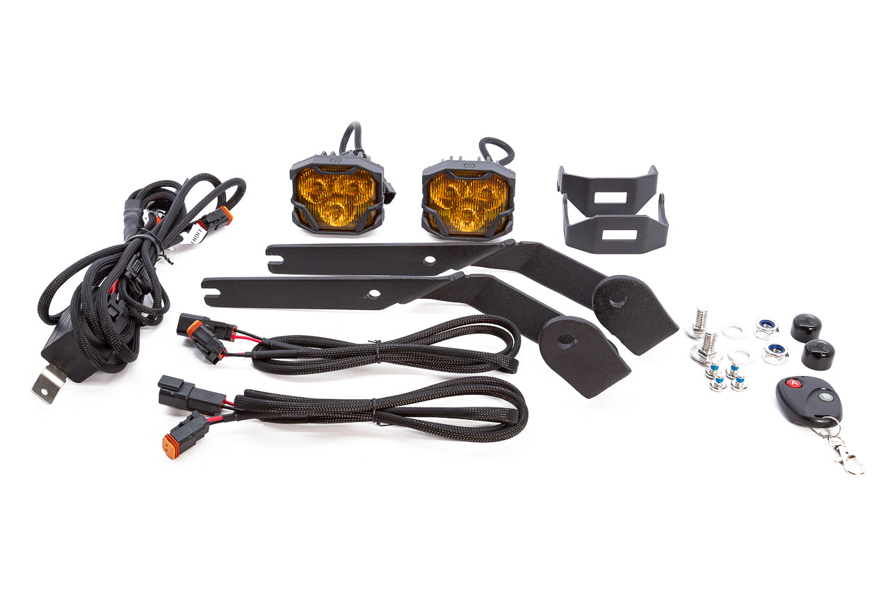 Team 1EV LED Pod A-Pillar Ditch Lights System with Morimoto 4Bangers for Rivian R1T / R1S