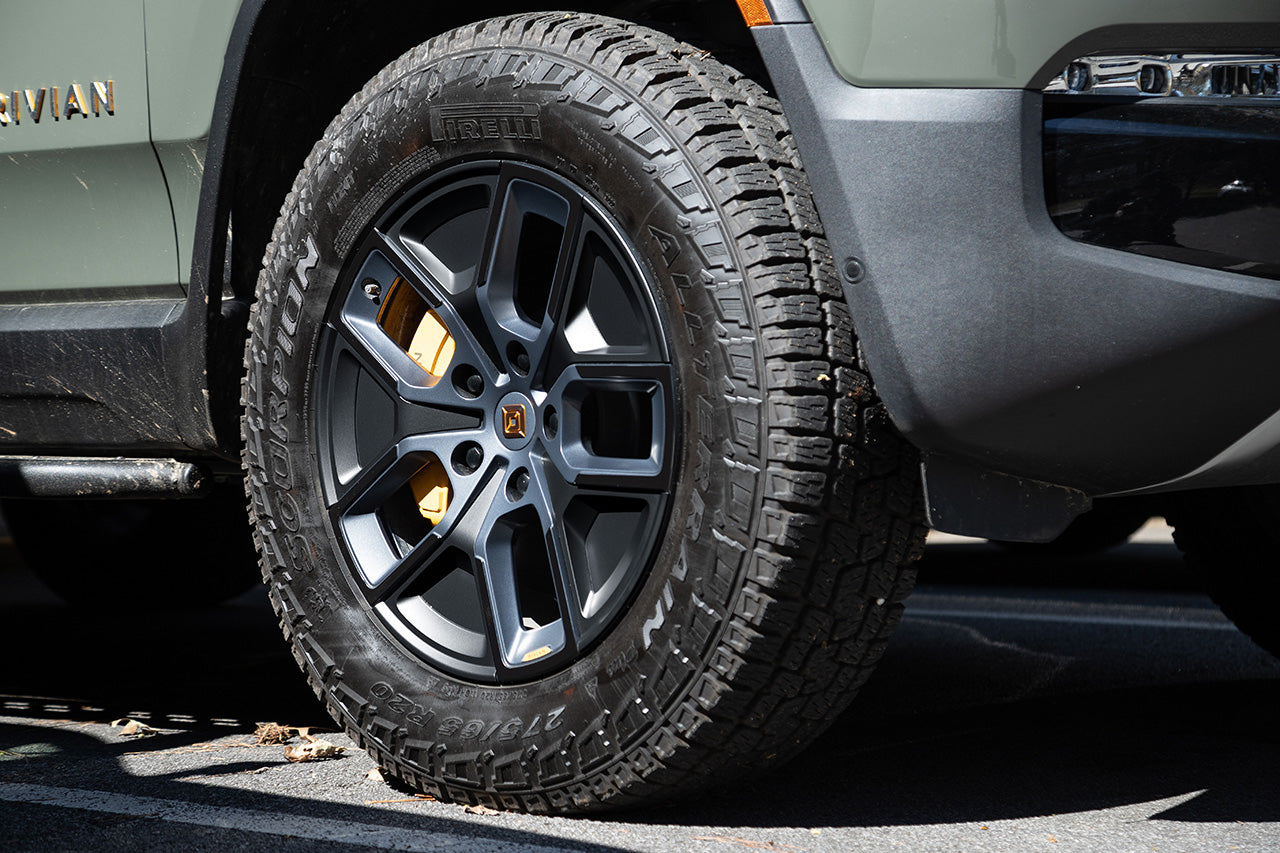 OPEN BOX Special! Aero Spoke Wheel Insert Covers for Five Spoke Rivian R1T / R1S 20" All-Terrain Wheels
