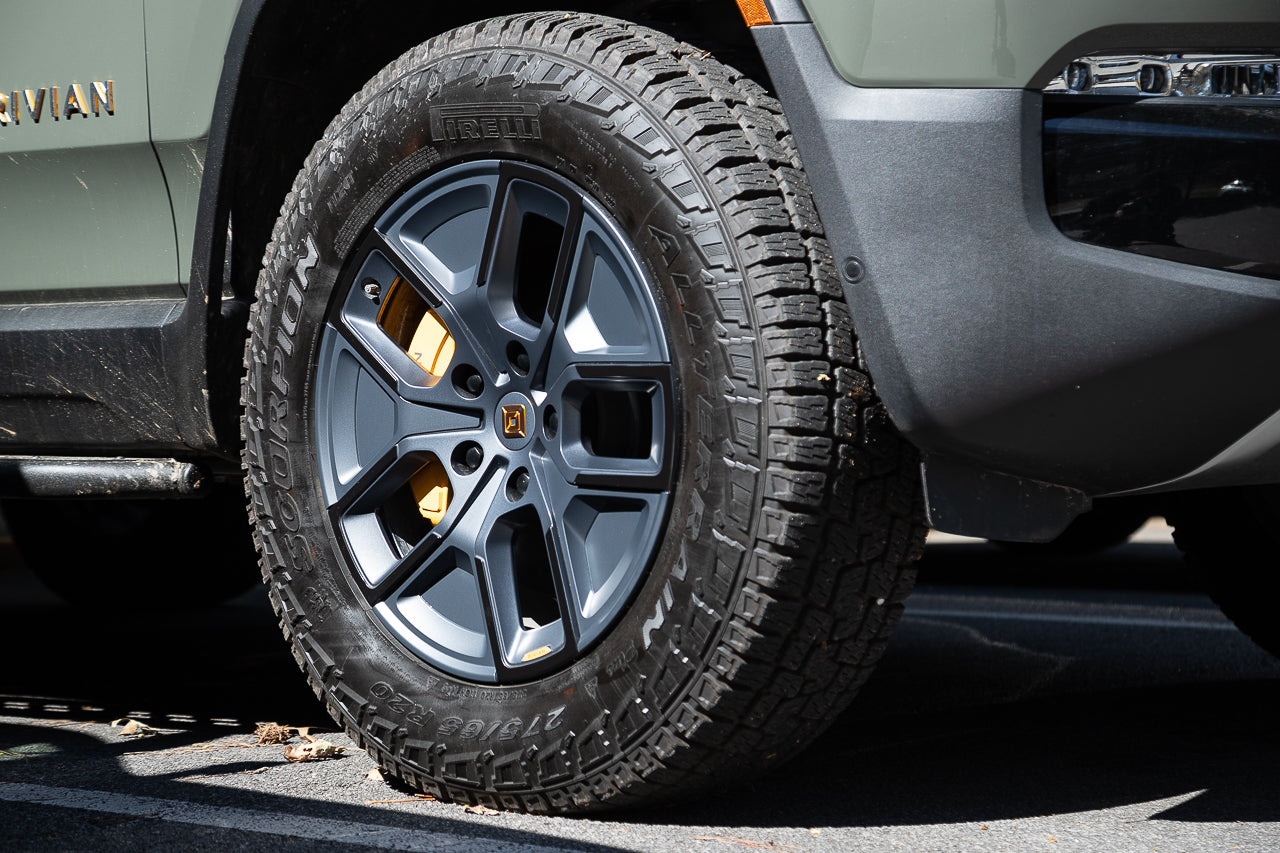 OPEN BOX Special! Aero Spoke Wheel Insert Covers for Five Spoke Rivian R1T / R1S 20" All-Terrain Wheels