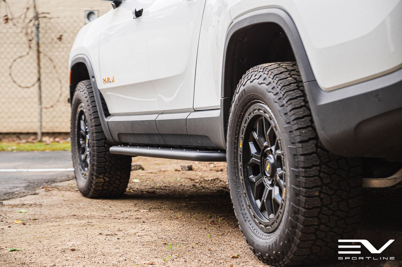 Team 1EV R80B Rmaxx Beadlock Off Road 20" Forged Wheel & Tire Package for Rivian R1T / R1S