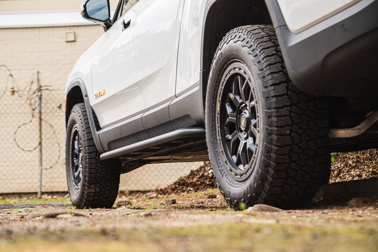 Team 1EV RMaxx Running Boards & Rock Sliders for Rivian R1T / R1S