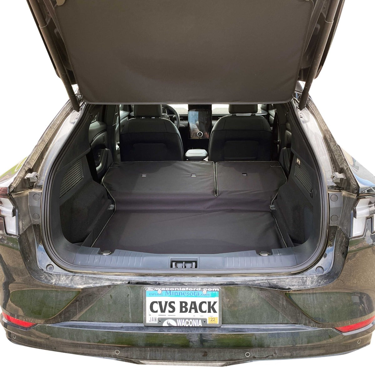 Rear Cargo and Back Seat Down Canvasback Liner and Surface Covers for 2021-2026 Ford Mustang Mach-E
