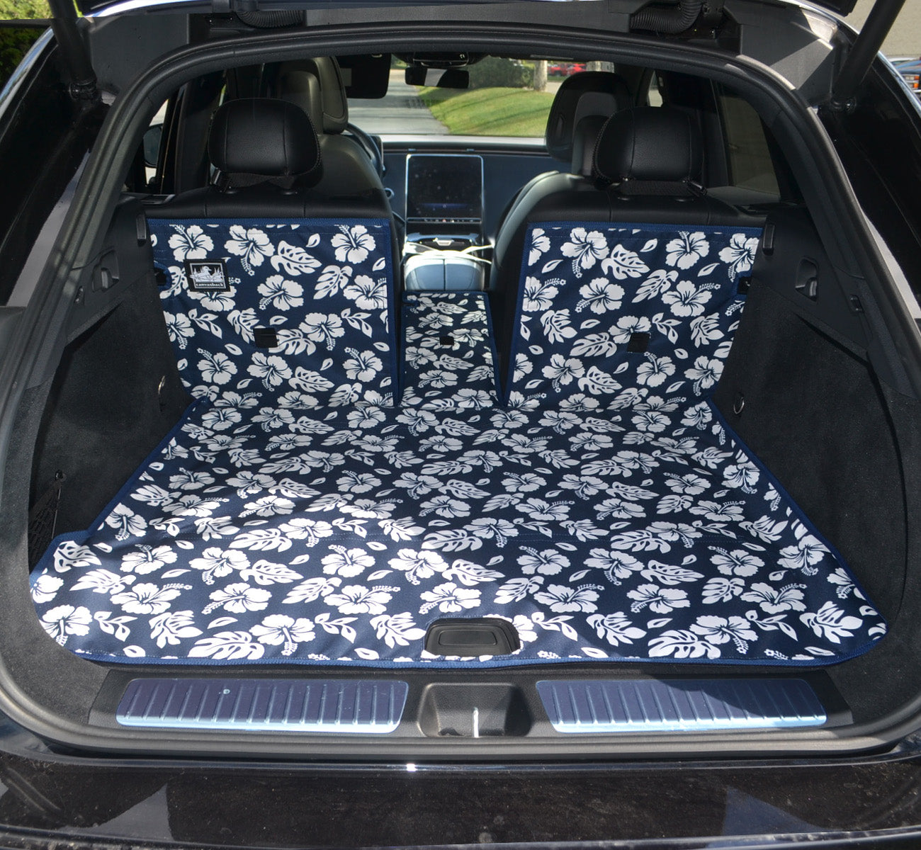 Rear Cargo and Back Seat Down Canvasback Liner and Surface Covers for 2022-2026 Mercedes EQE SUV