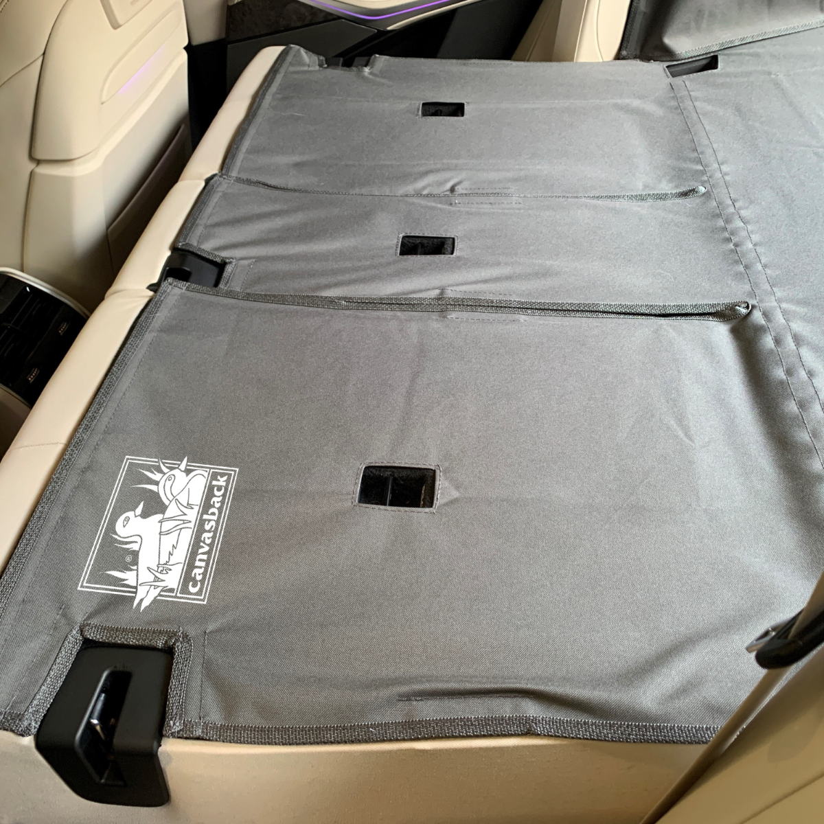 Rear Cargo and Back Seat Down Canvasback Liner and Surface Covers for 2019-2026 BMW X5 45e/50e Hybrid