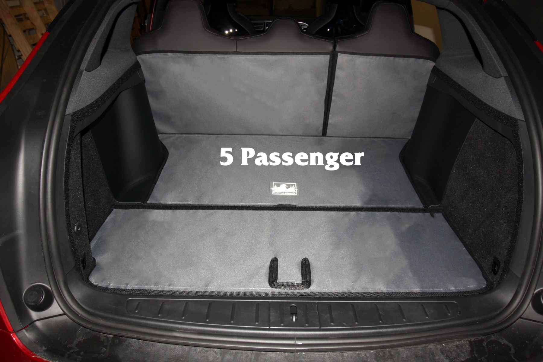Rear Cargo and Back Seat Down Canvasback Liner and Surface Covers for 2016-2021 Tesla Model X
