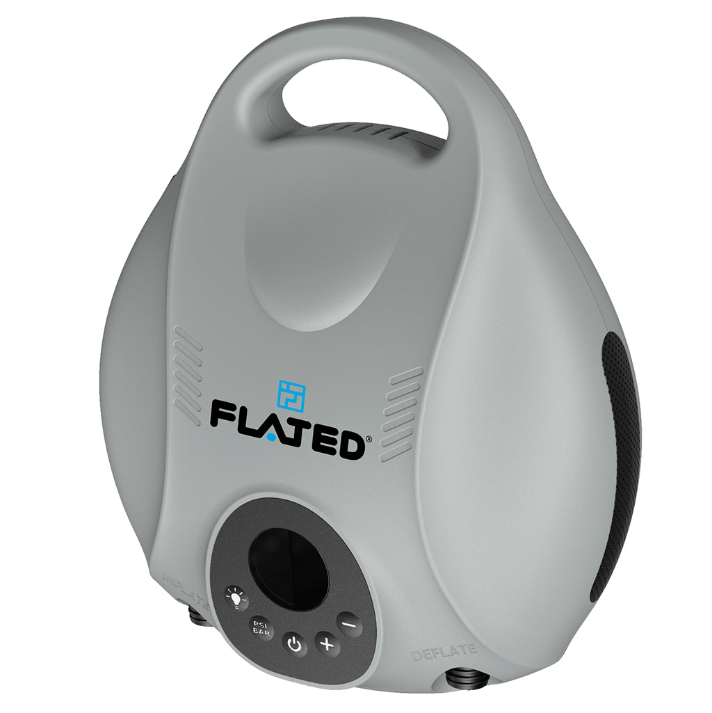 FLATED Battery Electric Air-Pump for Inflating Bed Caps & Gear