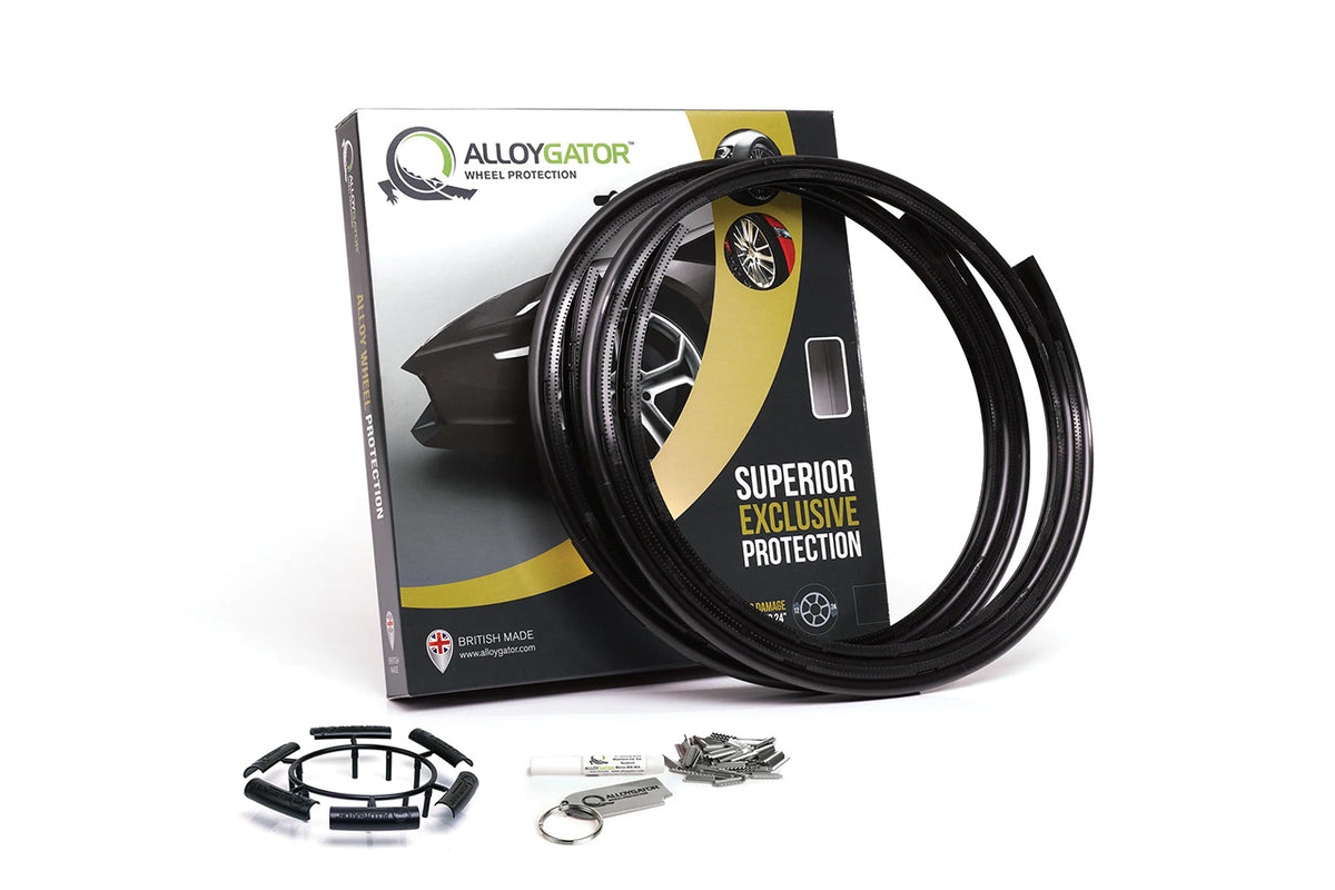 Electric Vehicle Wheel Rim Protector - AlloyGator Curb Rash Protection System (Set of 4)