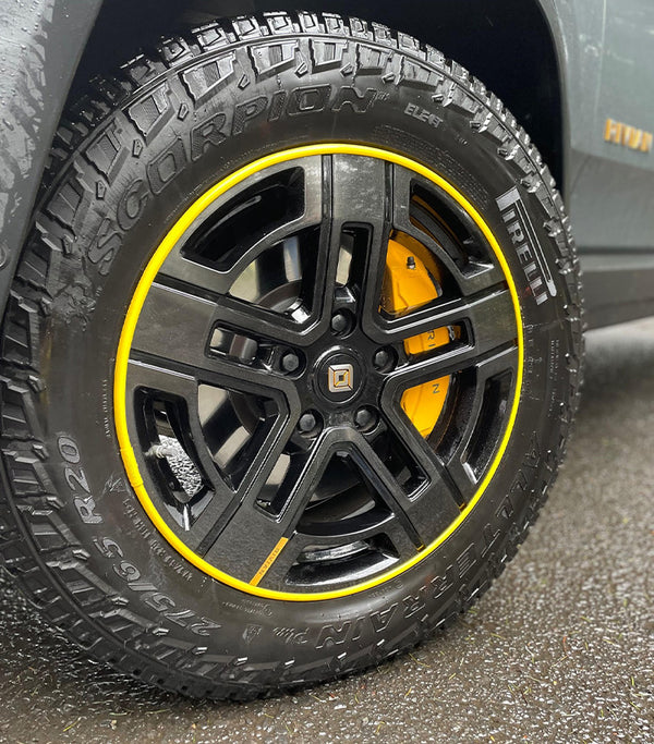 Rivian R1T / R1S Wheel Rim Protector - AlloyGator Curb Rash Protection ...