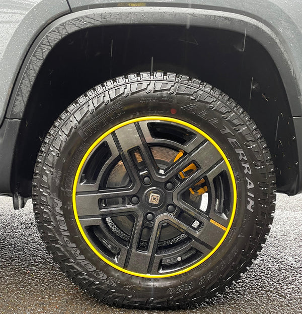 Wheel Rim Protector for Rivian R1T / R1S - AlloyGator Curb Rash Protec ...