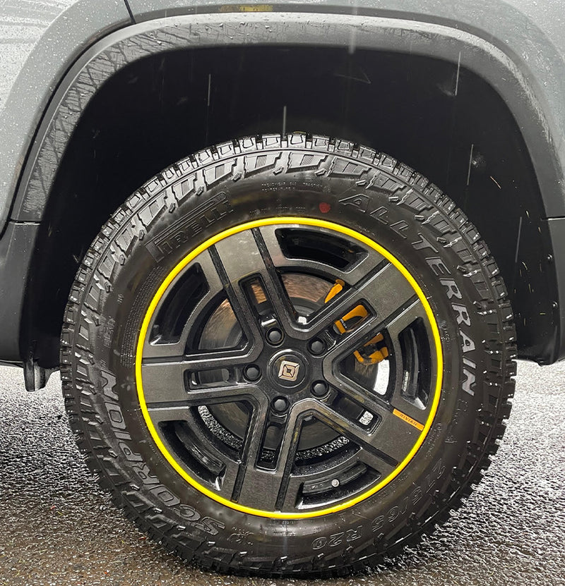 Wheel Rim Protector for Rivian R1T / R1S - AlloyGator Curb Rash Protec ...