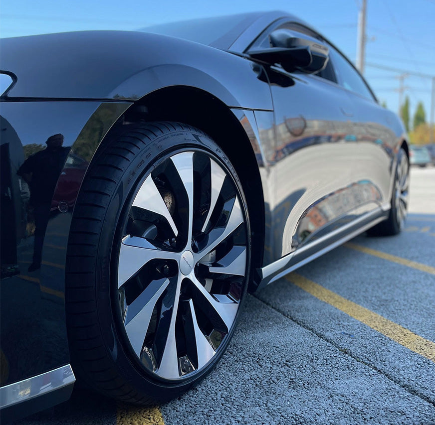 Lucid Air Wheel Rim Protector - AlloyGator Curb Rash Protection System ...