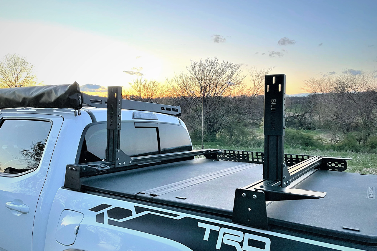 Awning Mount Bracket Kit for Rivian R1T BillieBars Crossbar Low Profile Bed Racks