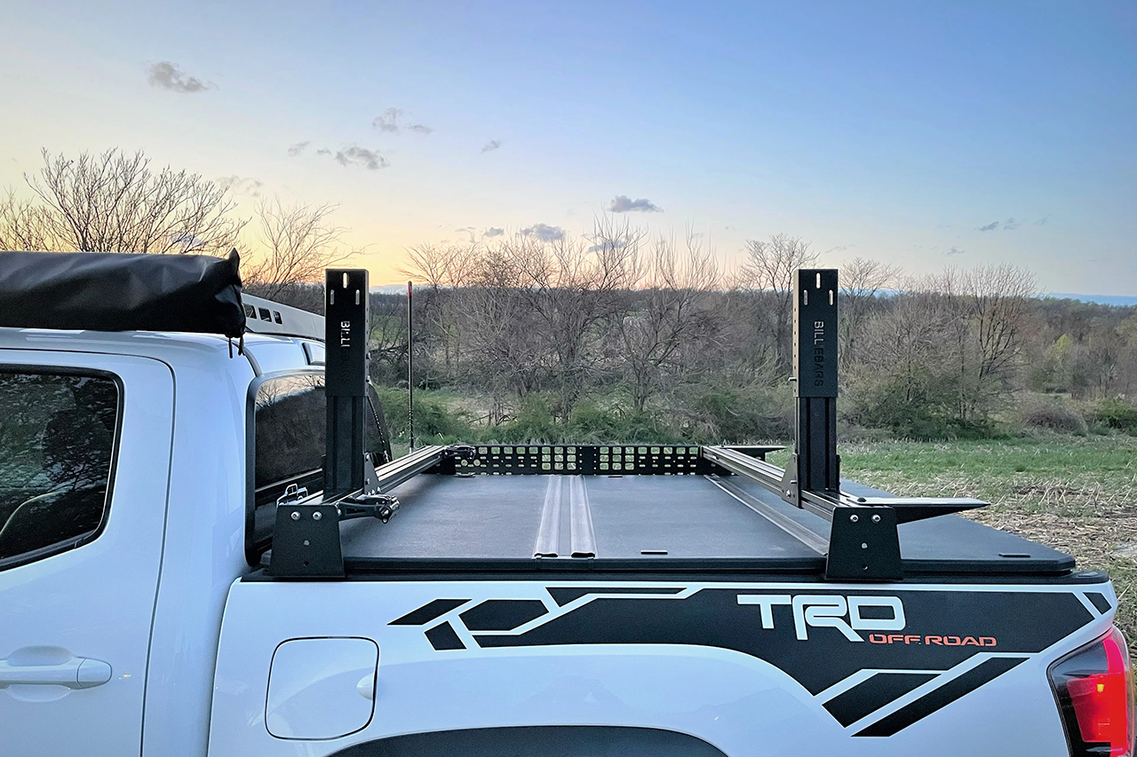 Awning Mount Bracket Kit for Rivian R1T BillieBars Crossbar Low Profile Bed Racks