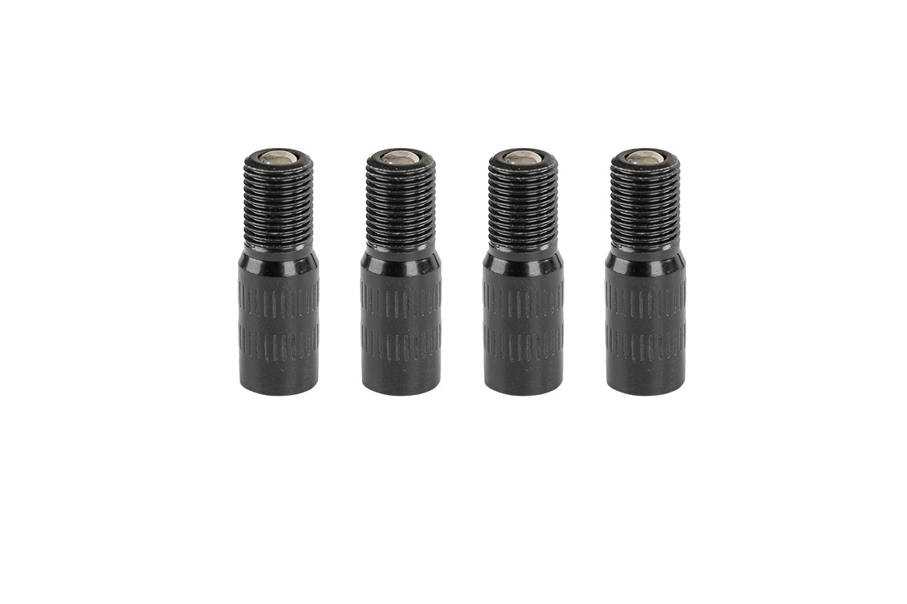 Valve Stem Extensions (+20mm / 0.78in Longer Black Anodized)