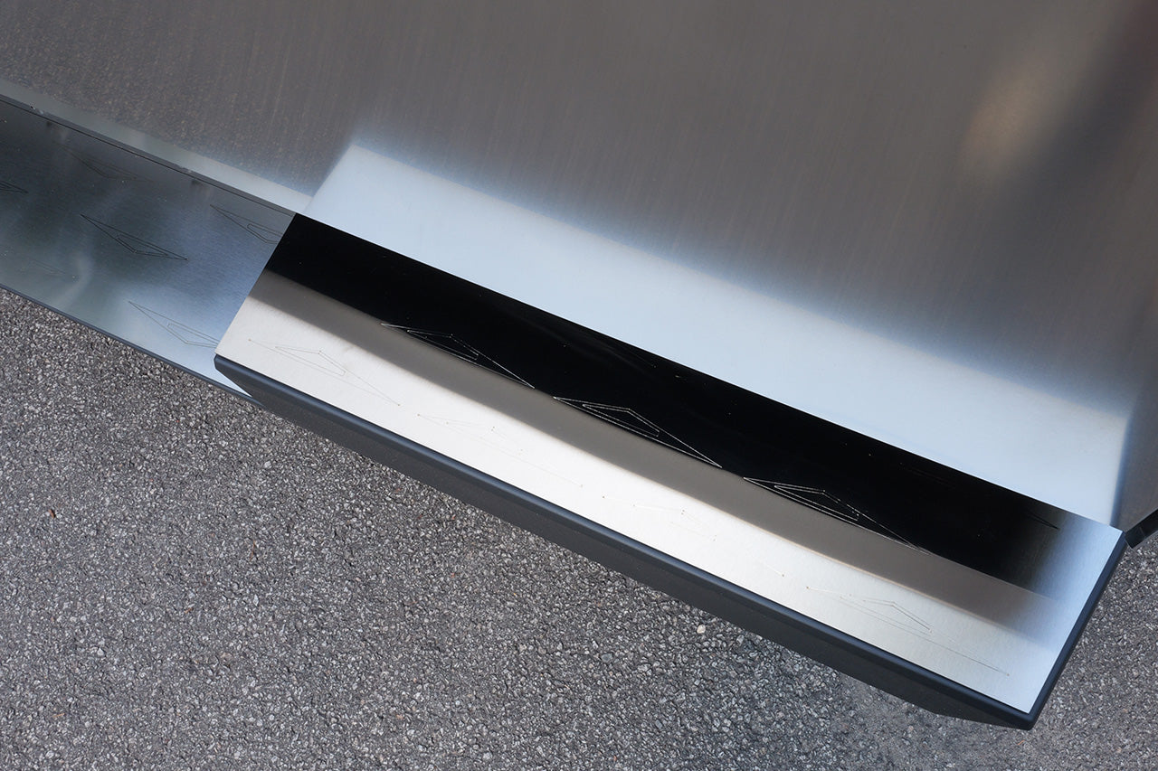 Tesla Cybertruck Stainless Steel Rear Bumper & Tailgate Protection Plates