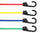 Long Bungee Cord Straps and Tote Kit for Rivian R1T Truck Beds & L-Track Ring Hooks
