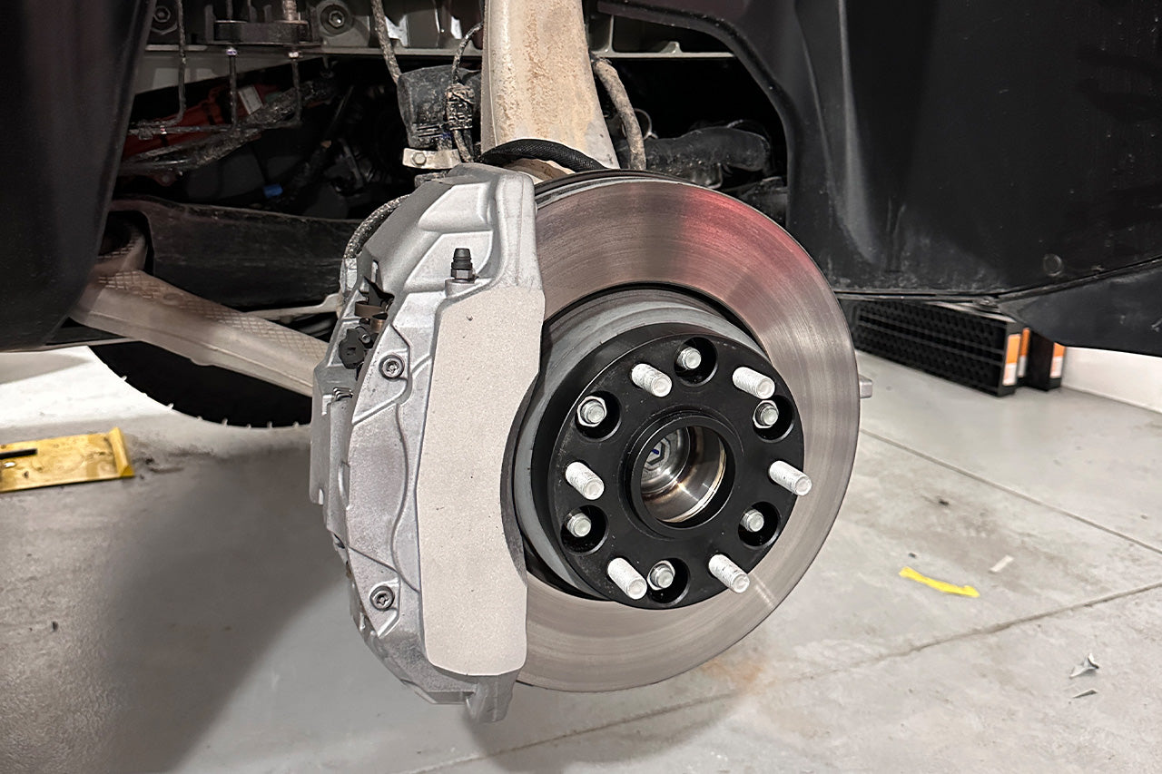 Tesla Cybertruck Wide Stance Black Anodized Billet Aluminum Spacer Set (Set of 2)