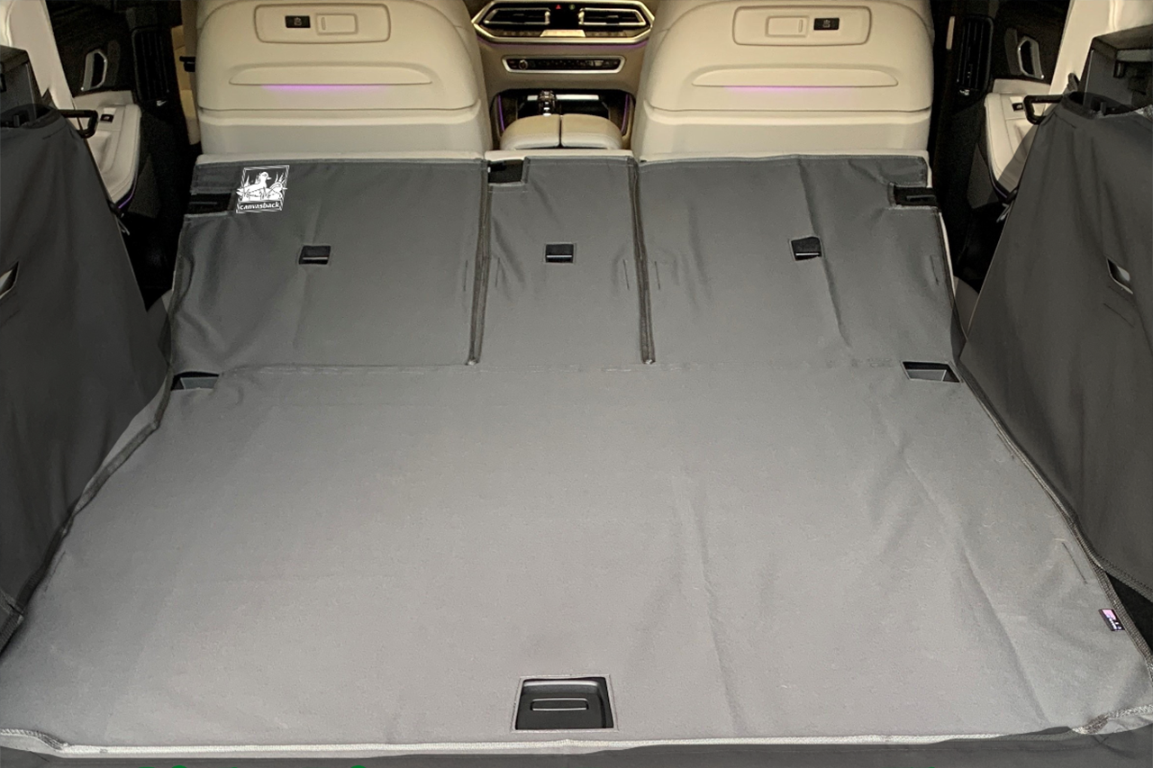 Rear Cargo and Back Seat Down Canvasback Liner and Surface Covers for 2019-2026 BMW X5 45e/50e Hybrid