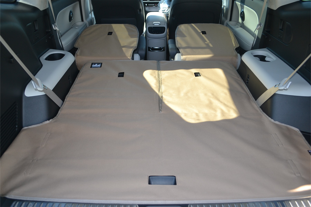Rear Cargo and Back Seat Down Canvasback Liner and Surface Covers for 2026 Hyundai IONIQ 9