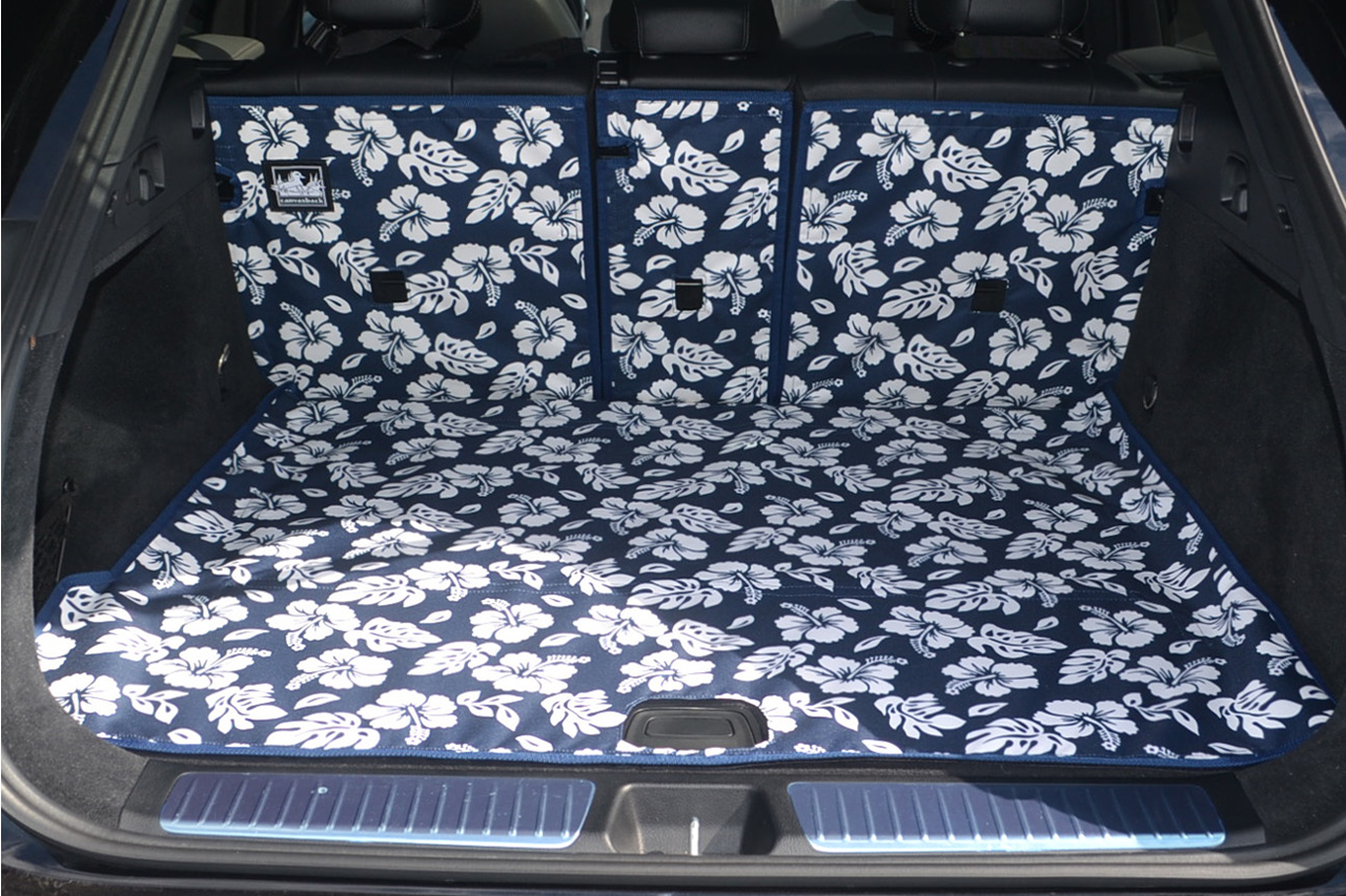 Rear Cargo and Back Seat Down Canvasback Liner and Surface Covers for 2022-2026 Mercedes EQE SUV