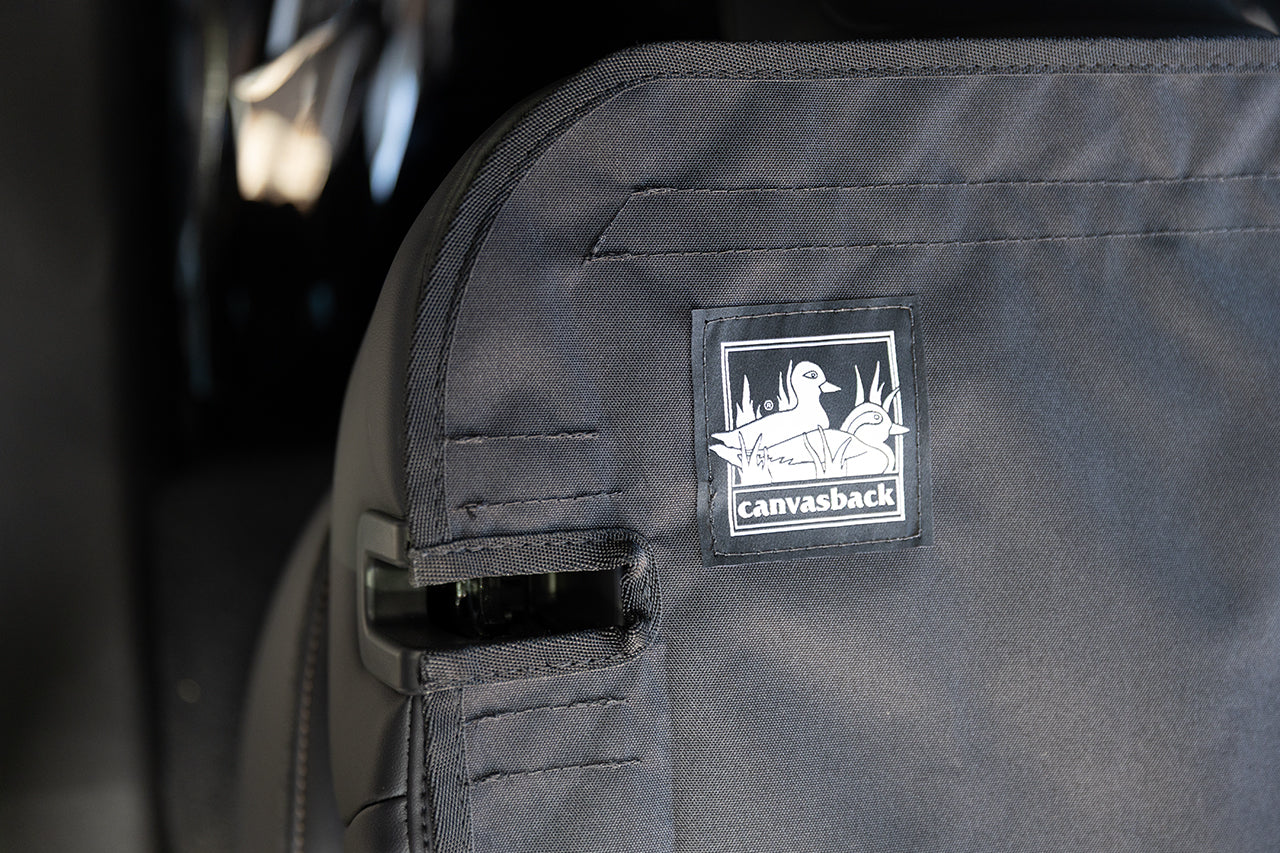 Rear Cargo and Back Seat Down Canvasback Liner and Surface Covers for Rivian R2
