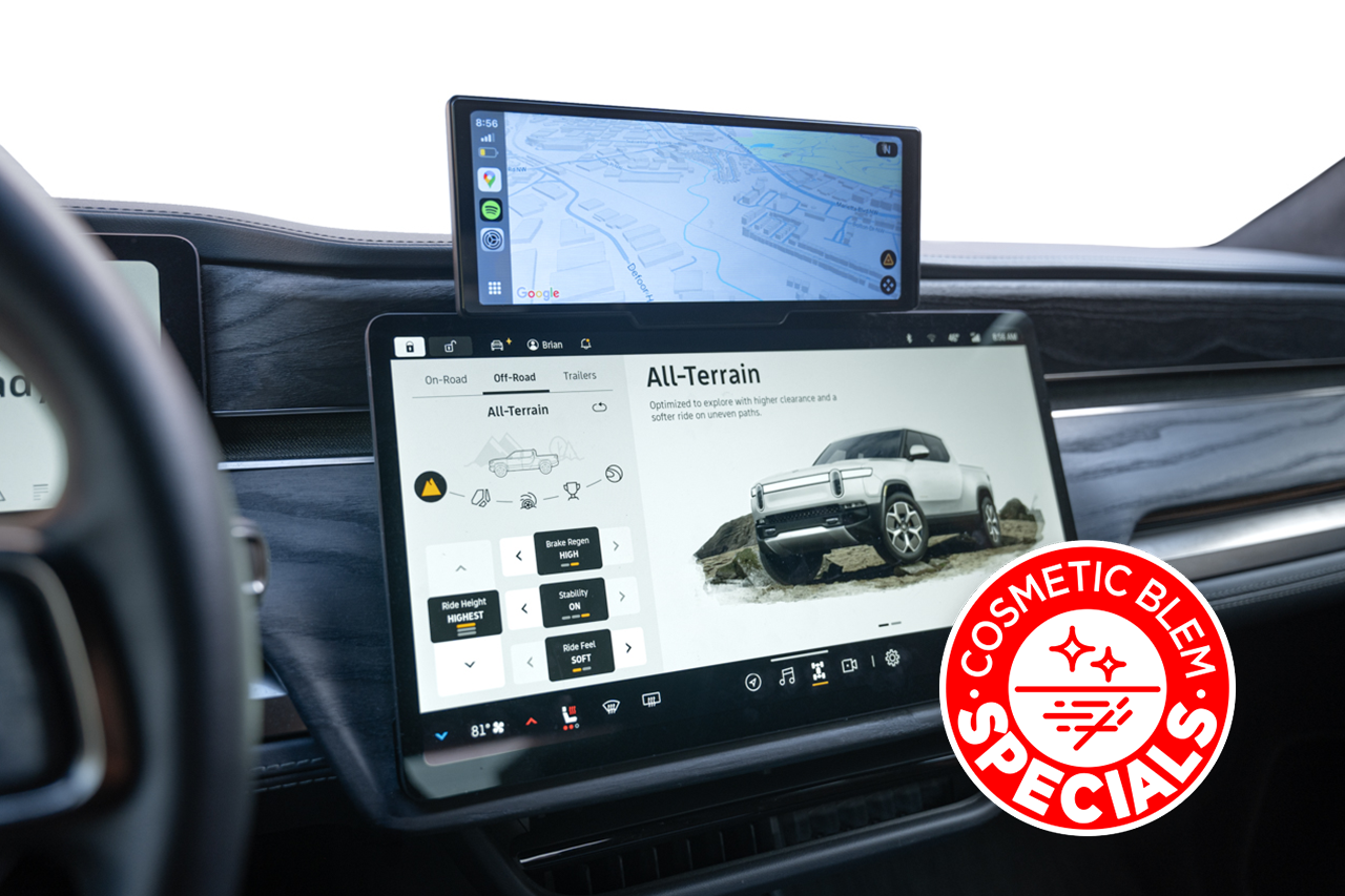 OPEN BOX SPECIAL! Apple CarPlay / Android Auto Smart Dash Screen for Rivian R1T / R1S by Team 1EV
