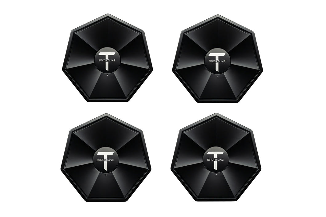 Tesla Cybertruck 7-Sided Hex Center Caps for Factory Wheels - EV