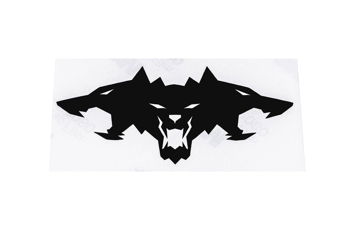 Tesla Cyberbeast Three Head Logo Vinyl Decal for Cybertruck Tailgate