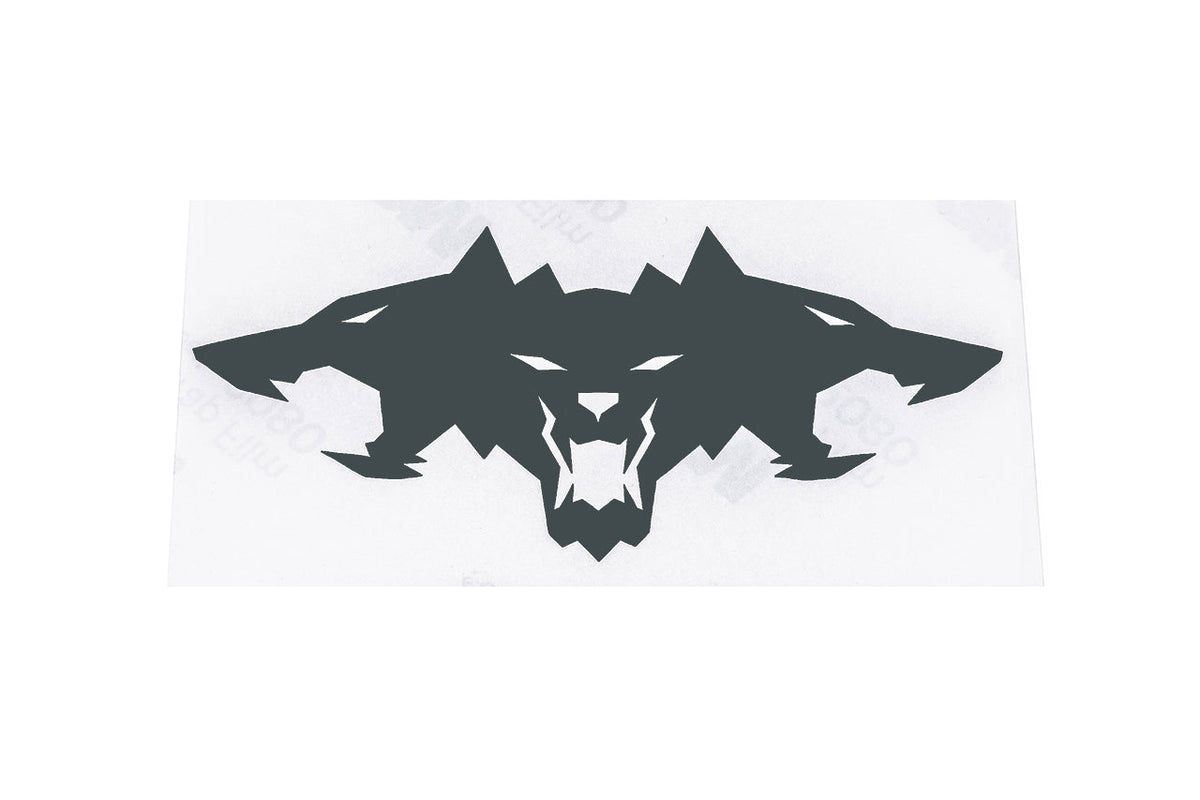 Tesla Cyberbeast Three Head Logo Vinyl Decal for Cybertruck Tailgate