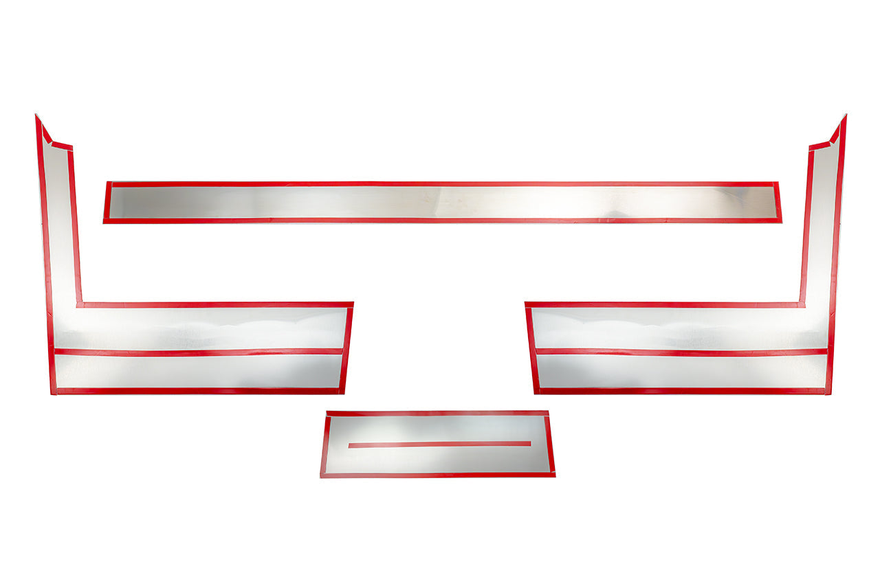 Tesla Cybertruck Stainless Steel Rear Bumper & Tailgate Protection Plates