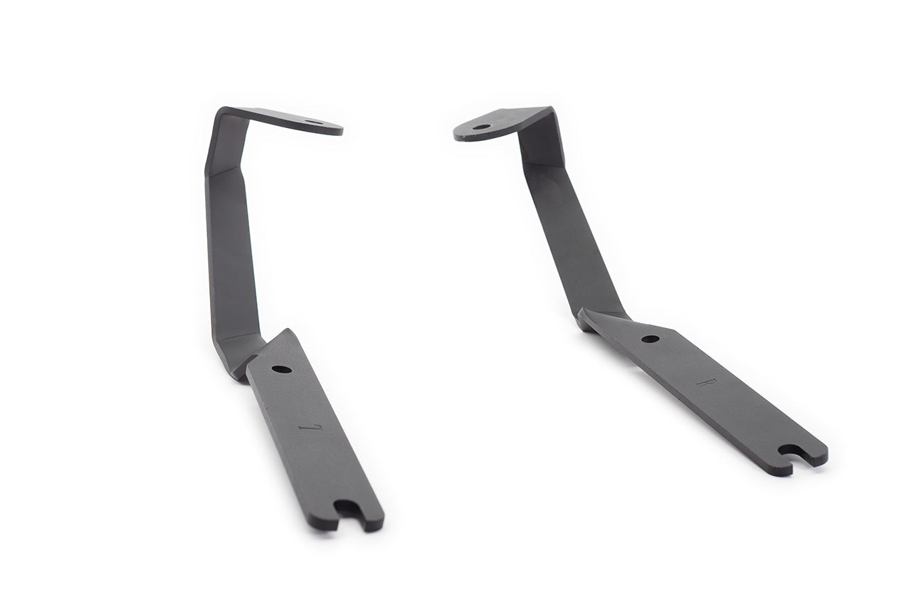 Team 1EV A-Pillar Hood Hinge LED Ditch Light Brackets for Rivian R1T / R1S