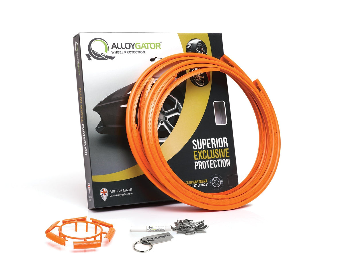 Electric Vehicle Wheel Rim Protector - AlloyGator Curb Rash Protection System (Set of 4)