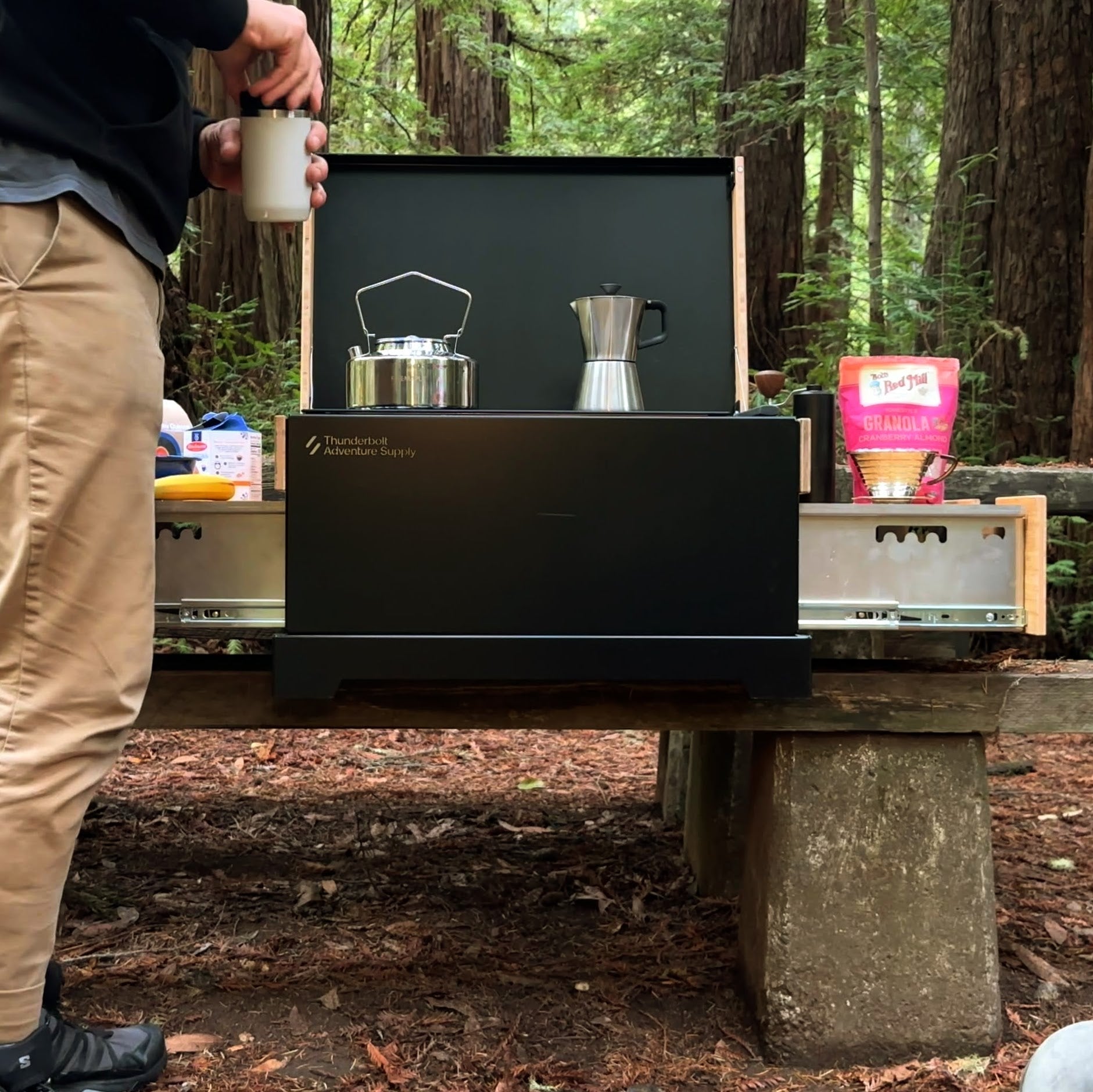 Thunderbolt Adventure Camp / Outdoor / Portable Field Cook-Top Kitchen